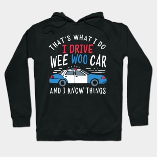 POLICE: Wee Woo Car Hoodie